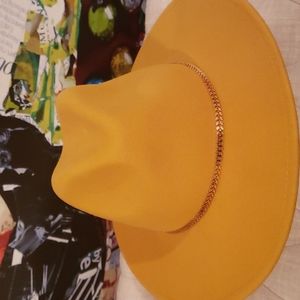 ⭐️ NEW ⭐️  Anthropologie - MINA Trimmed Fedora
